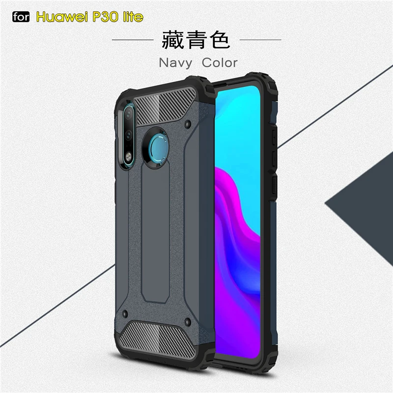 Для huawei P30 Lite чехол противоударный армированный резиновый сверхмощный FundasPhone для