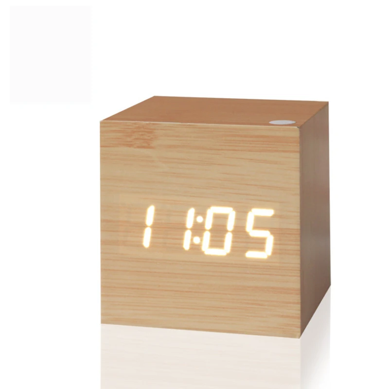 

2016 Antique office clock Digital clock LED Retro table personalized brief art clock silent watch gift small electronic clock