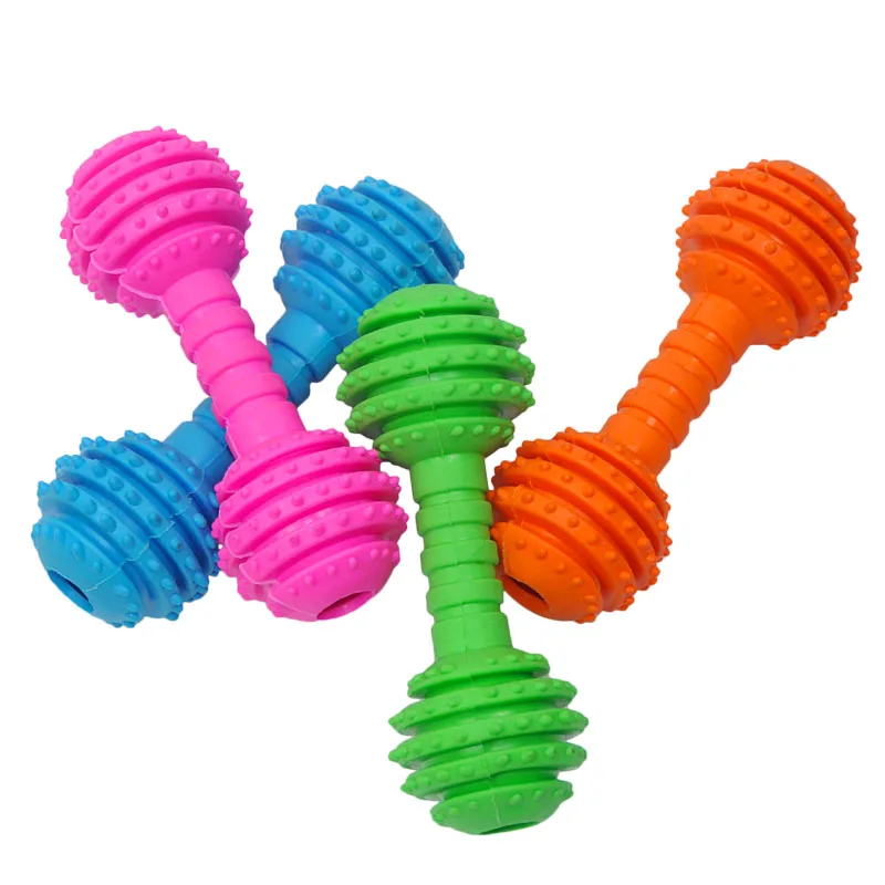 Clean Teeth Safety non toxic Natural Rubber Squeak Toys Chew
