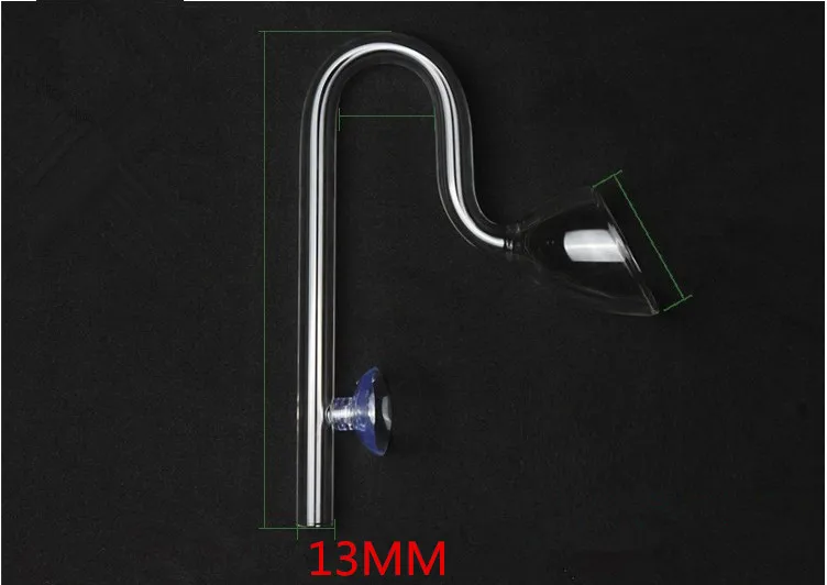 Aquarium ADA style 13/17mm Glass Lily Pipe Inflow Outflow The glass inlet and outlet water pipe in Bell grass cylinder oil film 