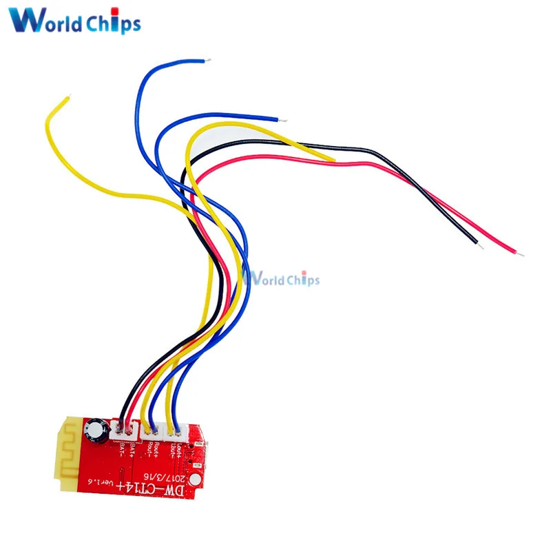 DC 3,7 в 5 в 3 Вт цифровой аудио усилитель доска двойная пластина DIY Bluetooth динамик модификация звука музыкальный модуль Micro USB