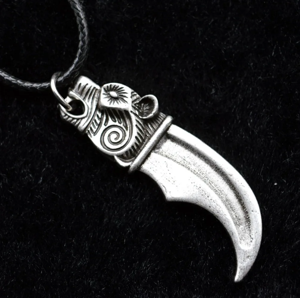 1 шт. Viking ювелирные изделия ручной работы Бог ожерелье с подвеской в форме оленя с кельтский символ, талисман Амулет ожерелье XL150