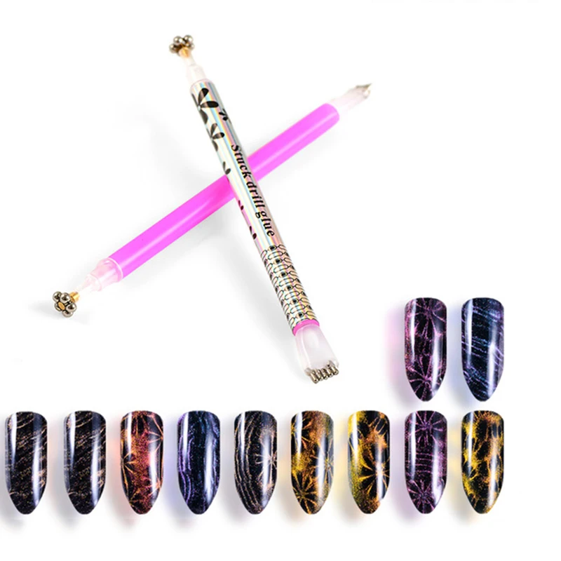 

RBAN NAIL Nail Art Flower Cat Eye Magnet Pen Strip Magical Stick DIY Magic 3D Magnetic Polish UV Gel Polish Cat Eyes