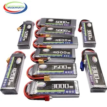 3S 11.1V 1500 3300 3500 3800 4200 5200 6000mAh 30C 40C 60C Jouets RC LiPo Batterie Pour Avion RC Drone Hélicoptère Batteries De Voiture