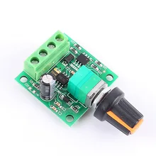 Controlador de velocidad del Motor de CC PWM ajustable gobernador 1,8 V 3V 5V 6V 12V 12V 2A regulador de bajo voltaje Interruptor de Control de Velocidad