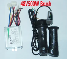 Escova YK31C 48V500W Controlador Scooter Elétrico Com 48 V Torção Do Acelerador Conjunto Kit Display LED Da Bateria