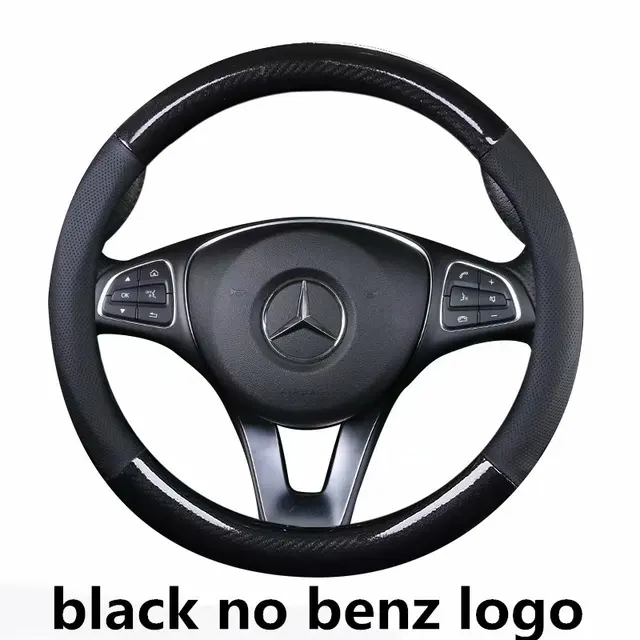 Car Steering wheels Cover 38cm 15" For Mercedes Benz S B200 R350 SLK300