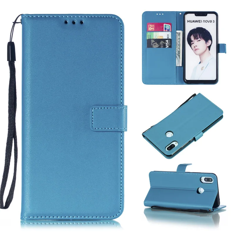 Flip Case For Huawei P Smart Plus 6.3 inch Case For Huawei Nova 3i Cover Wallet Leather Case Fundas For P Smart Plus Nova 3i  (9)