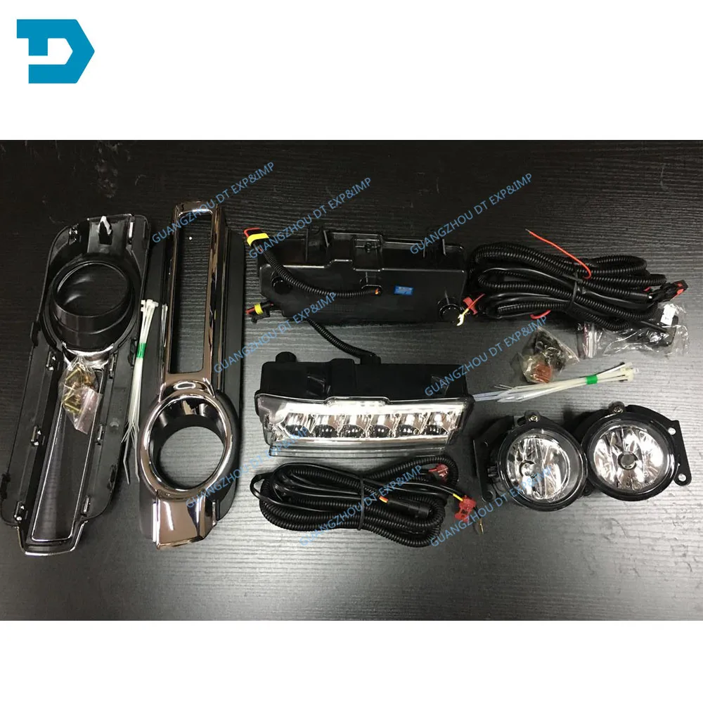  Dual Color Daytime Running Driving Light for montero v98 led DRL Turn Signal Function for pajero v9 - 32834979415
