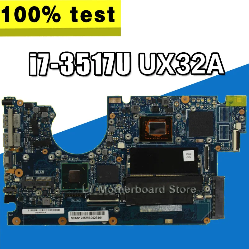 مع i7-3517 وحدة المعالجة المركزية 2G RAM ل ASUS UX32A UX32V UX32VD اللوحة المحمول اللوحة اللوحة اختبار 100% موافق