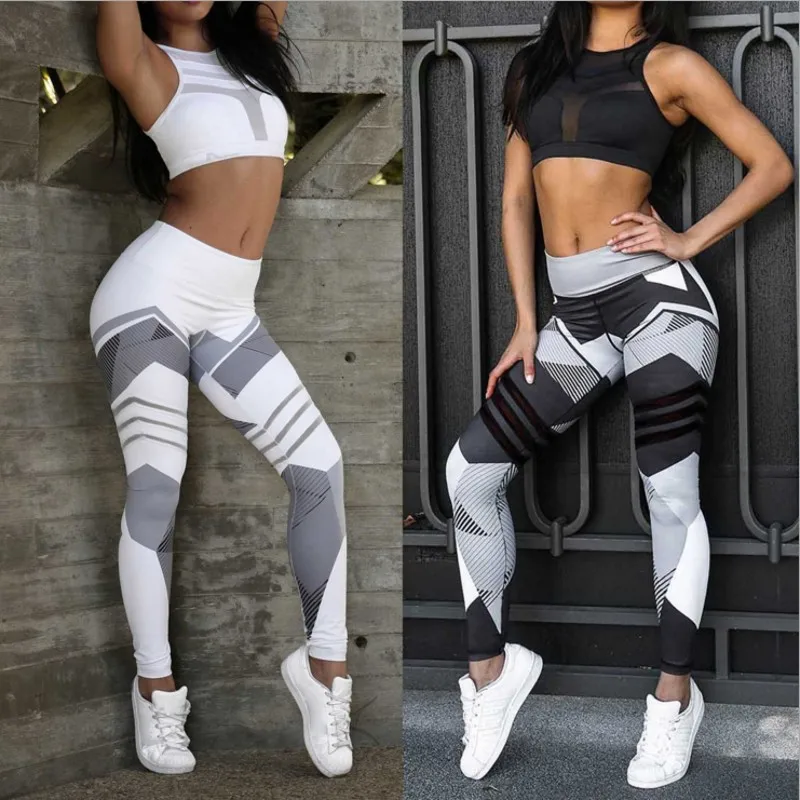 

Print Sporting Leggings For Women Fitness Clothing High Waist Workout Pants Jeggings Quick Dry Activewear Female Leggings 3037