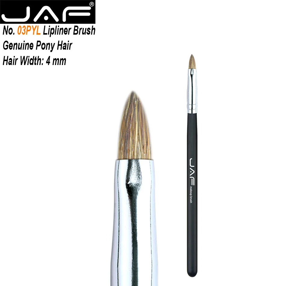 

JAF 1 Pcs Lip Makeup Brush Lipstick Lipgloss Natural Pony Hair Soft Brush Beauty Lip Make Up Tools 03SBYL