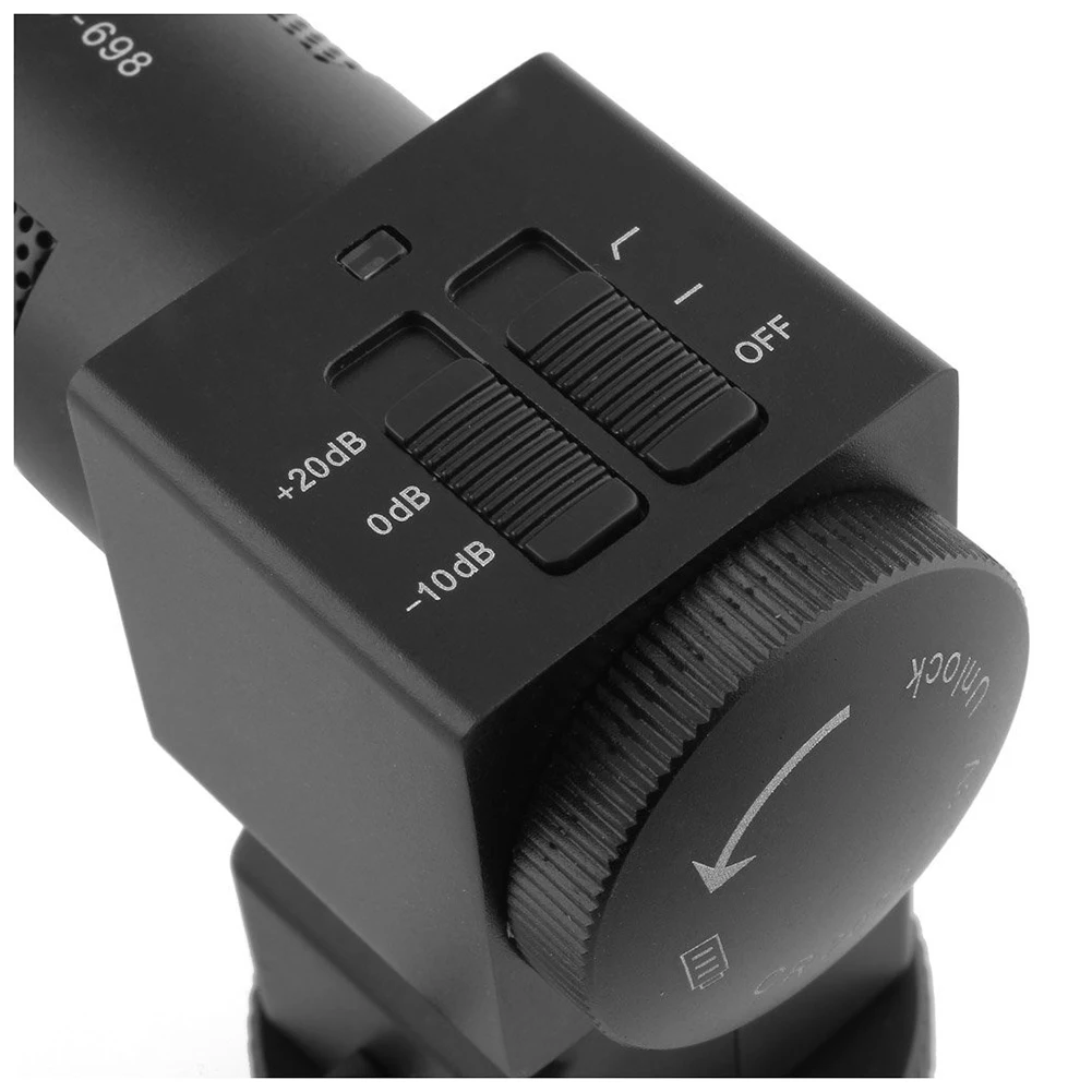 Takstar SGC 698 стерео микрофон камера Микрофон для Nikon Canon DSLR видеокамера радио braodcasing