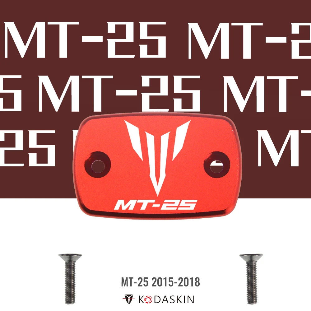 

Алюминиевая Крышка Резервуара тормозной жидкости для мотоцикла с ЧПУ, передняя Тормозная крышка для YAMAHA MT 25 MT25 2015-2018