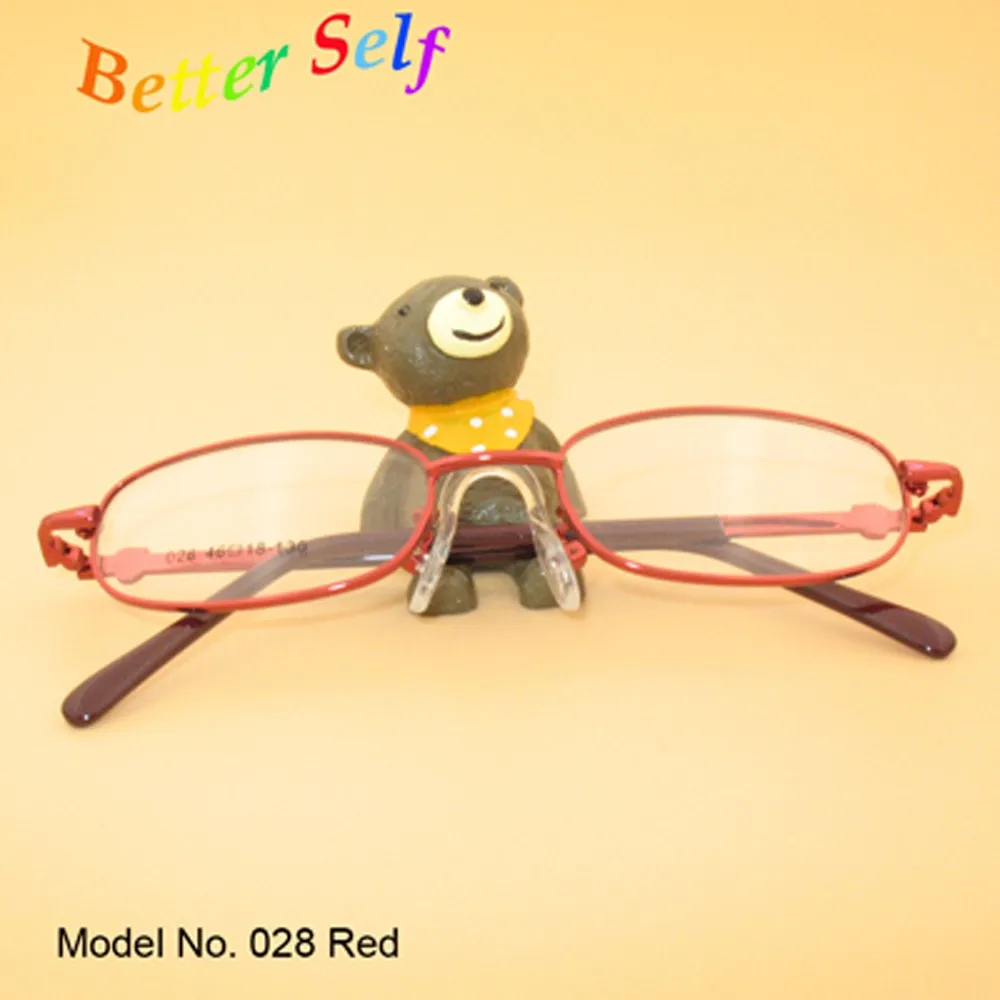Детские очки овальные очки оправа металлические очки могут сделать очки с диоптриями при близорукости беттер Селф F028