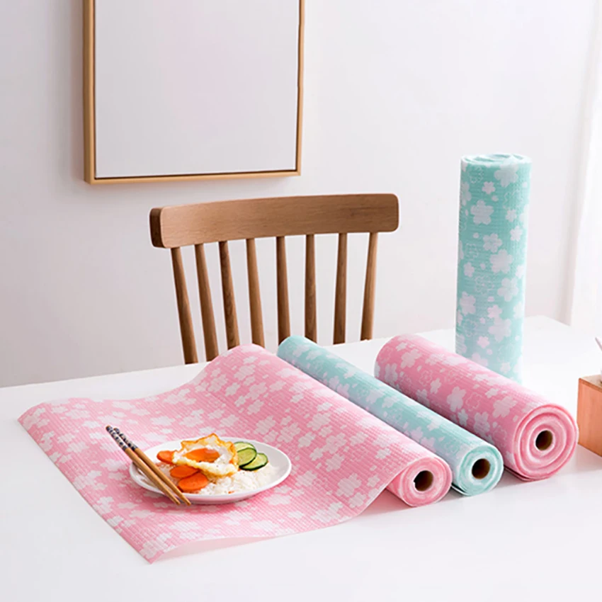 Sakura Printed Drawer Shelf Liner Kitchen Table Mat Wardrobe Pad