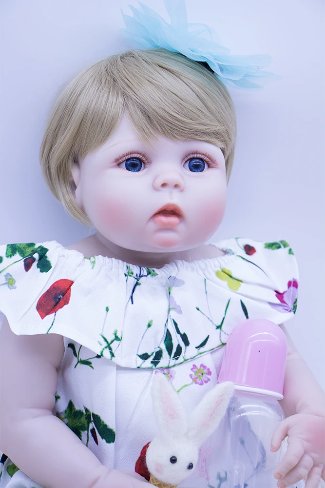 Реалистичная Спящая кукла принцессы Reborn Baby Toy 22 ''безопасная и Нетоксичная полная силиконовая виниловая Boneca Reborn 55 см детский подарок на день рождения