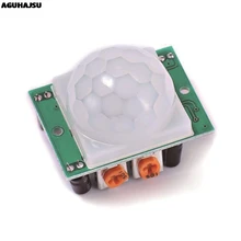 1 pièces/lot HC-SR501 ajuster IR pyroélectrique infrarouge PIR détecteur de mouvement Module pour arduino pour framboise pi kits