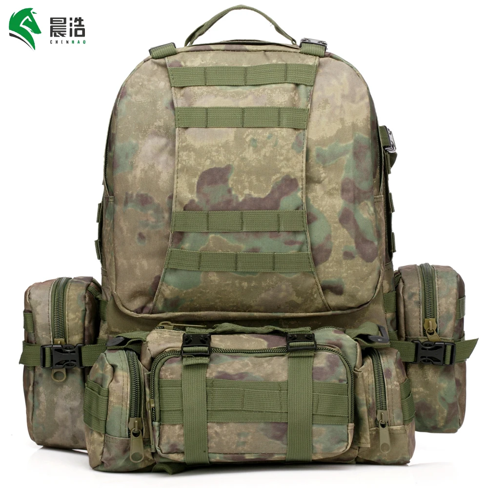 hot sale outdoor waterproof oxford Modular system tactical backpack 55