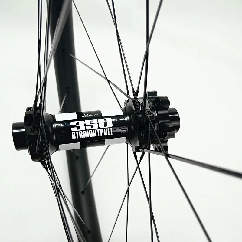 Discount 29er Ultralight wheels 34x30mm symmetry tubeless 1400g carbon mtb wheels boost DT350S Straight pull 110x15 148x12 mtb wheels 5