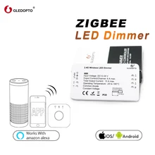 GLEDOPTO ZIGBEE samrt Led Controller dimmer strip Controller DC12/24V zll standard led app Voice control work with echo plus(China)