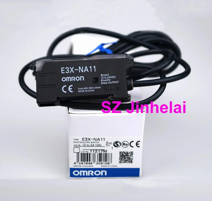 

100% Authentic original E3X-NA11 OMRON Photoelectric switch 12-24VDC 2M