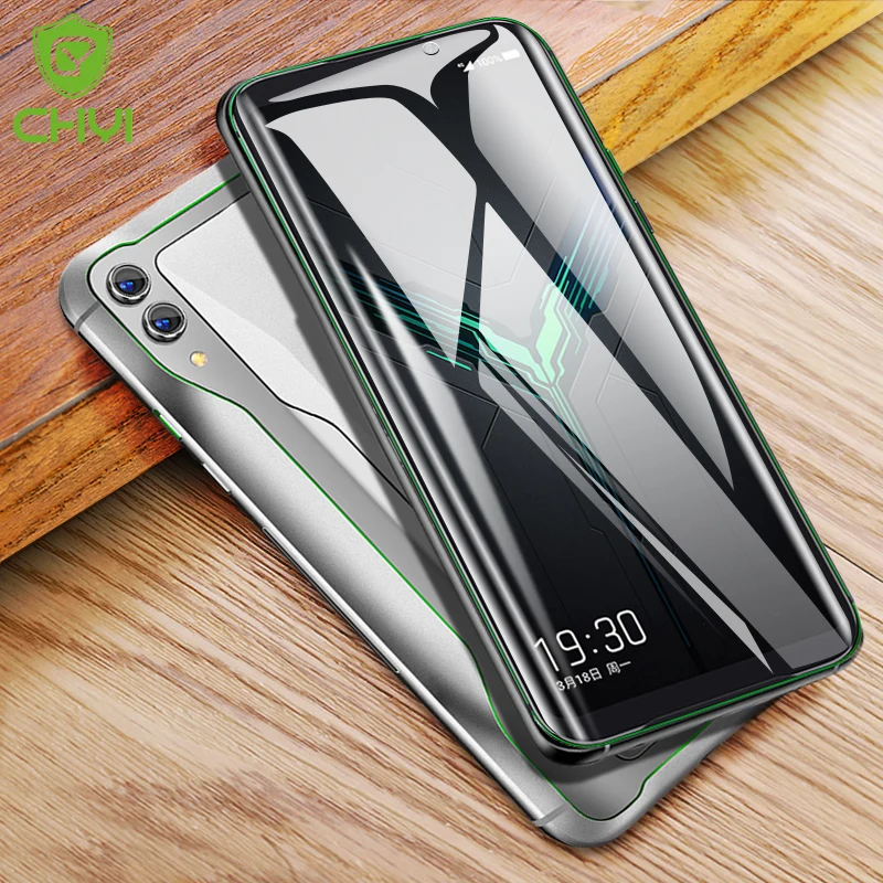 

CHYI 3D Curved Film For xiaomi black shark 2 Helo Screen Protector Full Cover Nano Hydrogel Film With Tools Not Tempered Glass