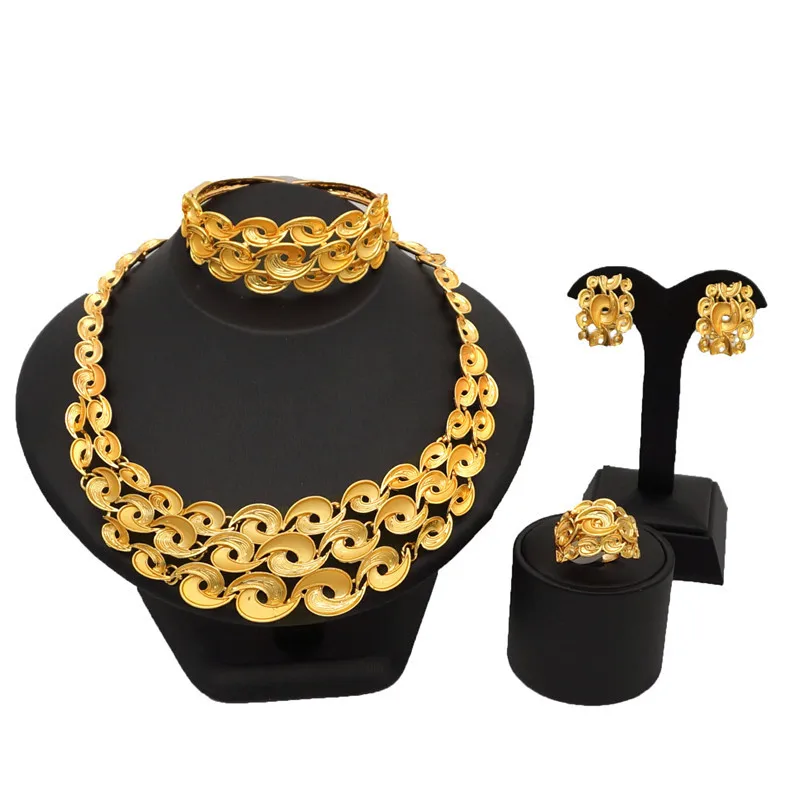 Buy BJ655 wedding jewelry sets high quality gold