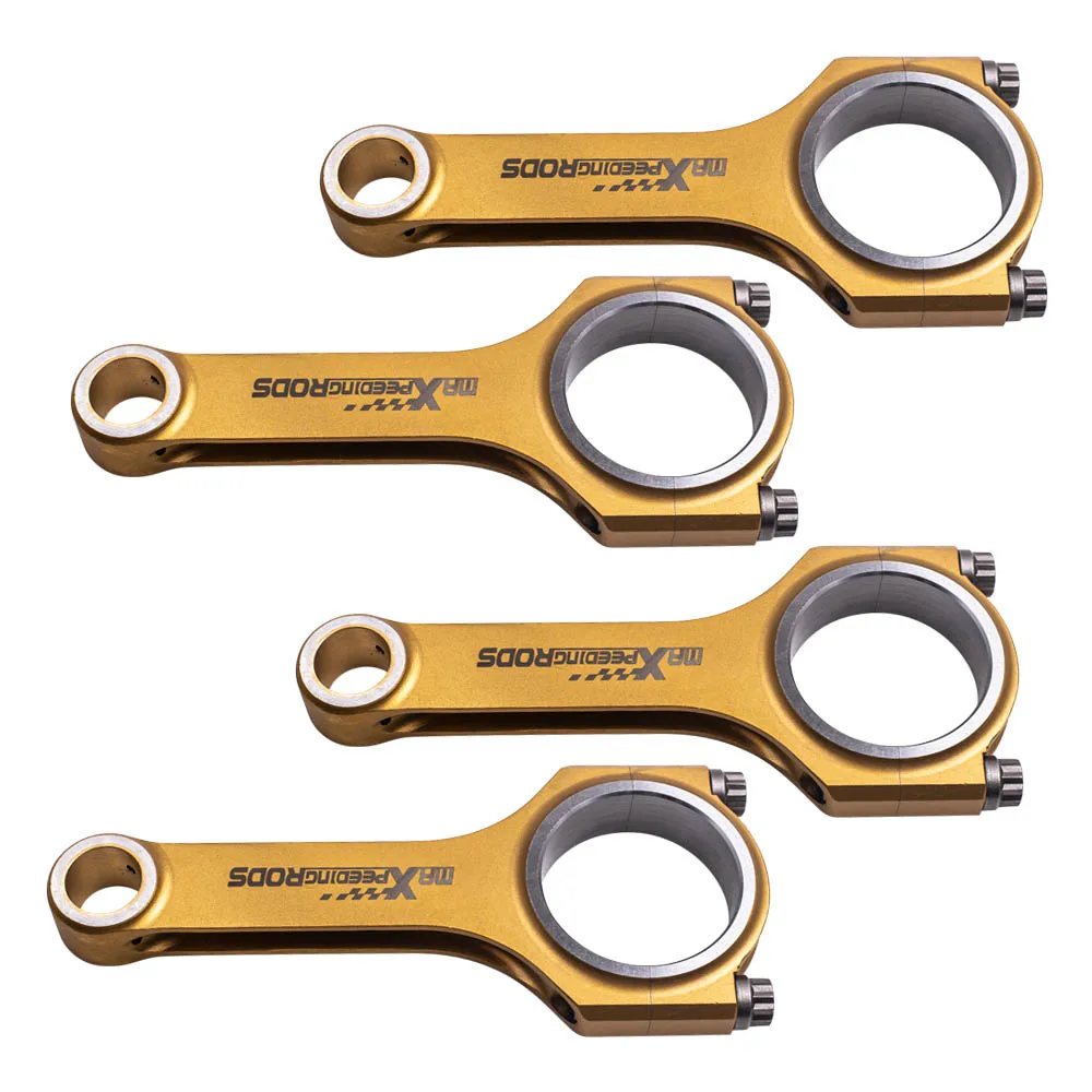 

Titanizing H-Beam Connecting Rods For Subaru Impreza WRX STI EJ20 EJ22 EJ25 2.0L 2.5L 130.5mm Conrods 800+HP Fully shot peened
