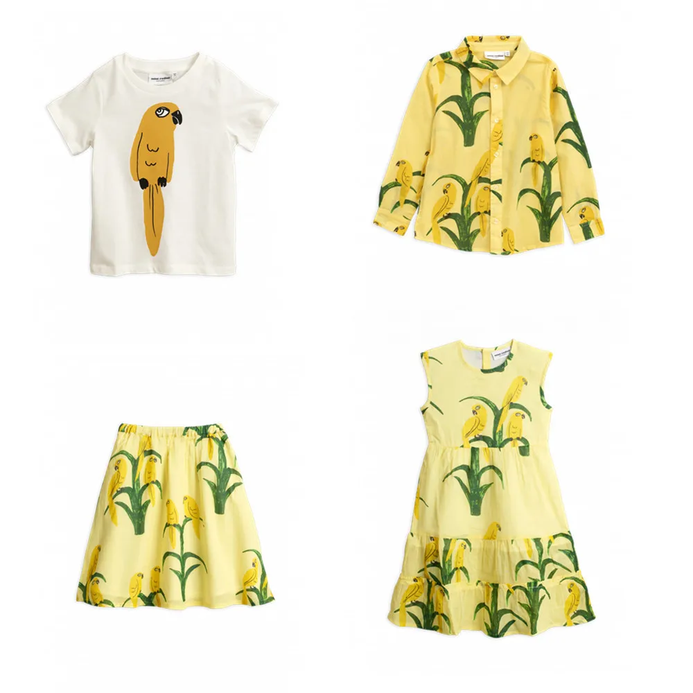 

MINI KIDS T SHIRTS SKIRTS BABY GIRL CLOTHING KIDS FAMILY MATCHING CLOTHING