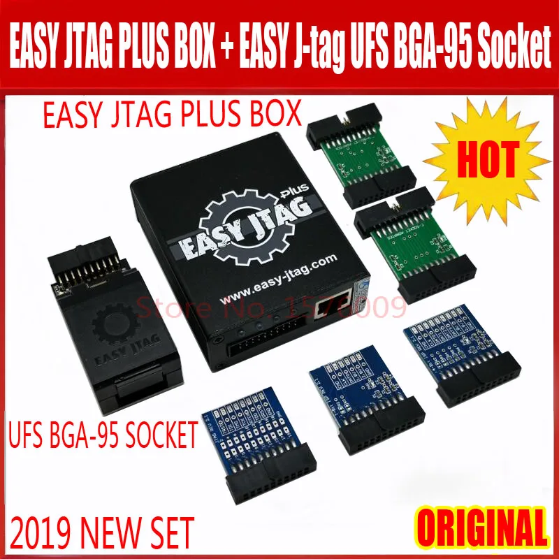 2019 новый оригинальный Easy j-tag plus коробка с Easyjtag UFS BGA-95 адаптер гнезд