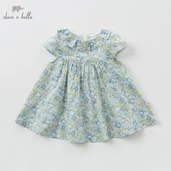 

DBA9397 dave bella summer baby girl's princess cute dress floral children party dress kids infant lolita flowers girl clothes