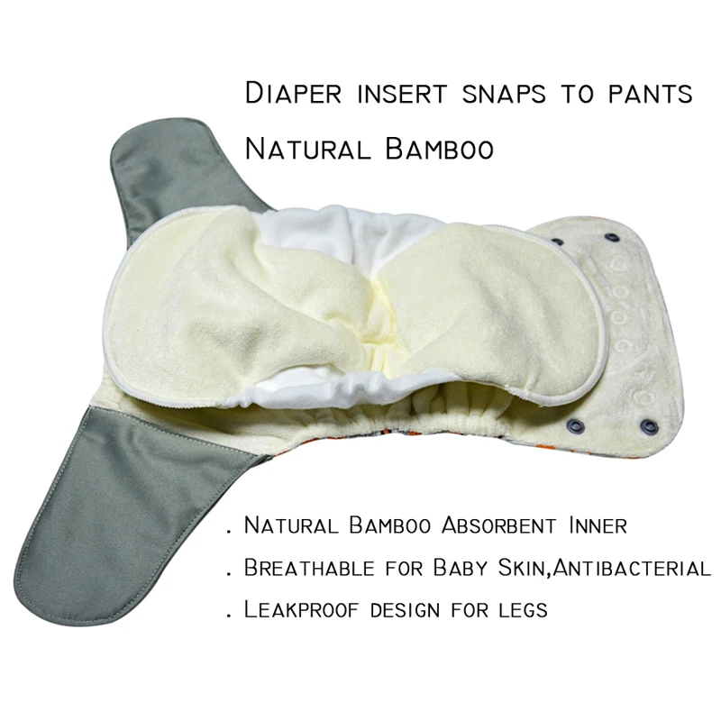 JinoBaby бамбуковые подгузники Aio Cool Bunny|aio diaper|bamboo aio diaperaio bamboo diaper |