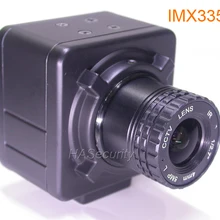 AHD(5MP, 4MP) коробка стиль cam 1/2. " sony STARVIS IMX335 CMOS датчик изображения+ NVP2477H CCTV камера модуль с 5MP CS Объектив(UTC