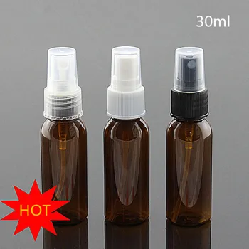 

50pcs/lot 30ml Mini Plastic 30ml Small Empty Spray Bottle For Make Up And Skin Care Refillable Bottle