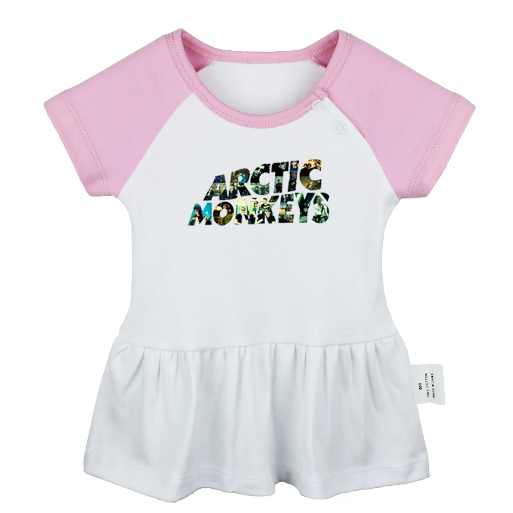 

Red Maple Leaf Arctic Monkeys Rock Band Totoro Eiffel Tower Garfield Newborn Baby Girls Dresses Toddler Infant Cotton Clothes