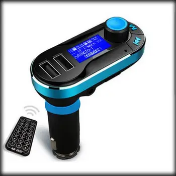 

by DHL or Fedex 100 pieces T66 Car MP3 Player Wireless Auto FM Transmitter Kit Remote Control & Autocar Car Charger TF AUX-IN