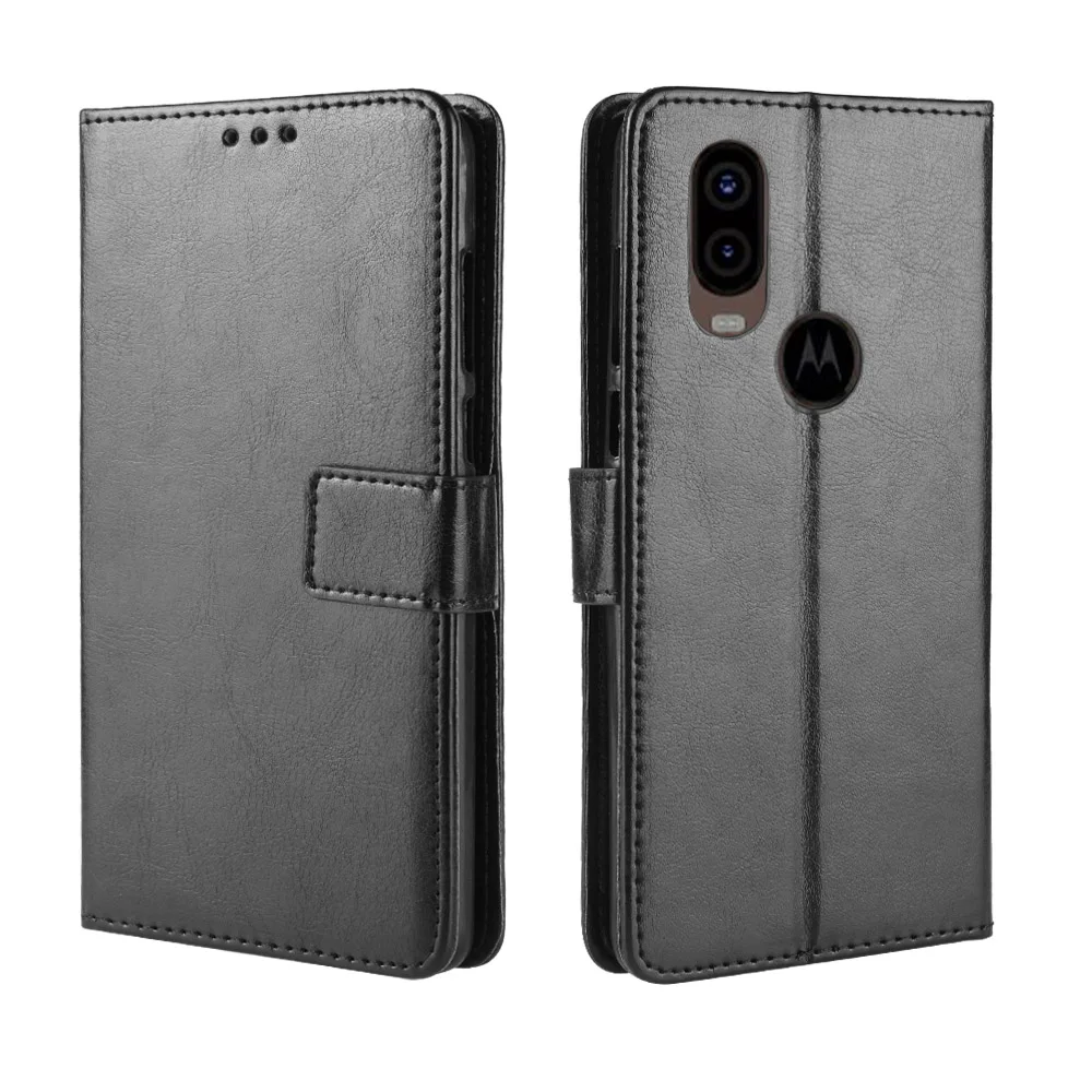 

For MOTO One Vision PU Leather wallet case with Kickstand & Credit Slots For Moto P40 Power Z4 PLAY G7 PLUS One power P30 Play