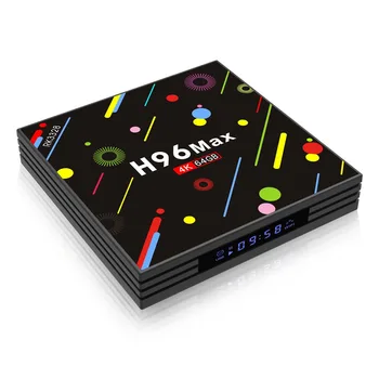 RUIJIE 4G 64G H96 Max H2 Android 7.1 TV Box RK3328 Quad Core 4K Smart Tv 2.4G/5G WiFi USB 3.0 Bluetooth 4.0 Media Player