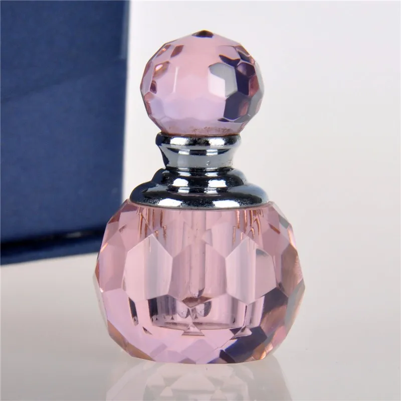 5 шт. розовый винтажный мини Хрустальный кристалл 2 мл флакон духов Пустой многоразовый контейнер для путешествий парфюмерные косметические флаконы