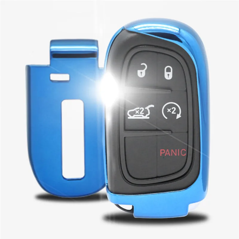 ТПУ дистанционного Smart Key Fob чехла для Dodge путешествие Зарядное устройство джип