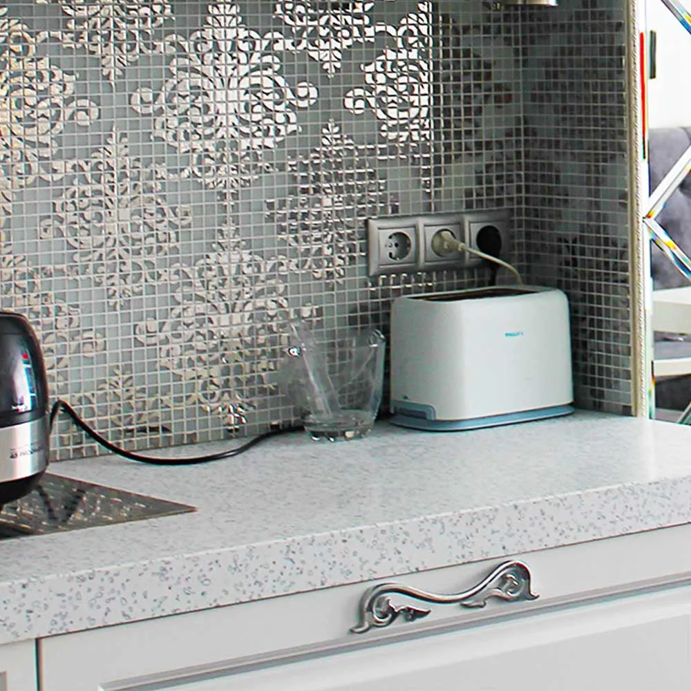 Kitchen Wall Tile Stickers Nmedia Delightful Kitchen Wall Tile Crystal Gl Mosaic Tiles Puzzle Mirror Surface Stickers Silver Gold