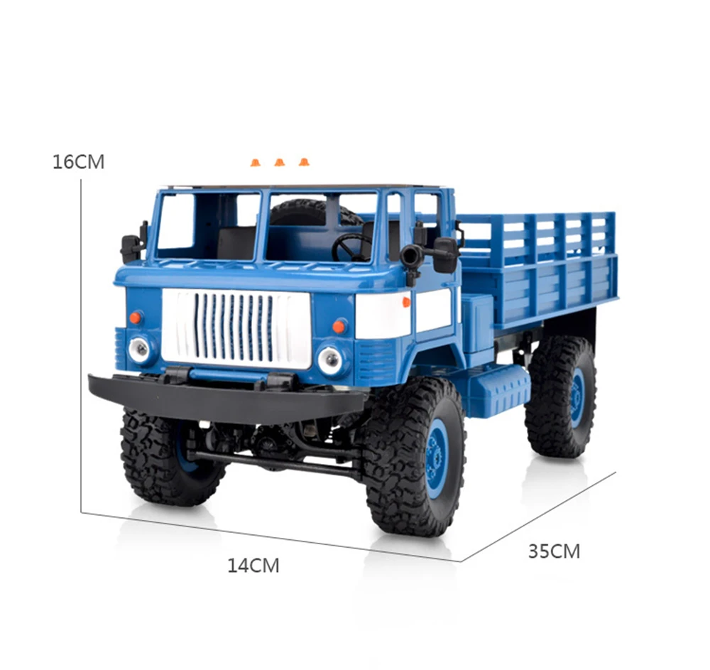 WPL B 24 DIY 1:16 Радиоуправляемый Военный мини грузовик 2 4G 4WD внедорожник гоночный