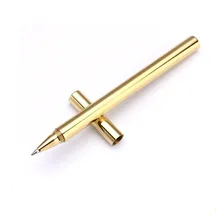 Новая Винтажная латунная ручка нейтральная водная самозащищенная медь Частный Открытый EDC дорожный набор тактическая ручка для кемпинга карандаш для выживания