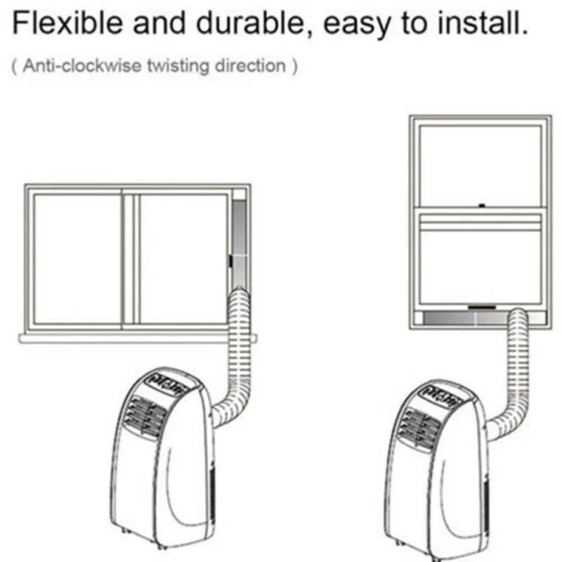Регулируемый мобильный выхлопной канальный вентилятор шланг стрейч для кондиционирования воздуха вентиляционная система ванная комната