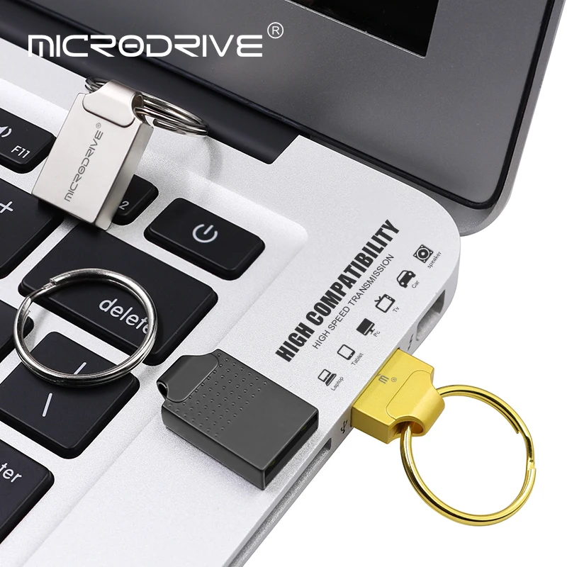 Супер мини-металлическая USB флэш-накопитель натуральная 4 GB/8 GB/16 GB/32 GB/64 GB 128 Гб микро-флеш-накопители USB флэш-карты Автомобильный флеш-накопитель