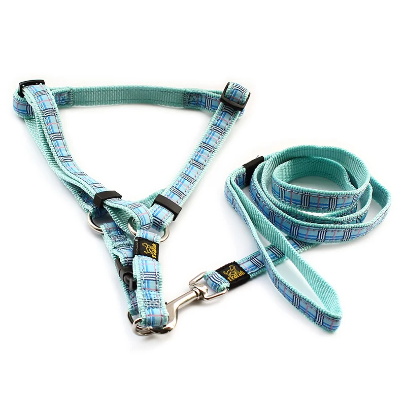 

Armi store Fashion Blue Nylon Material Dog Princess Harnesses Leash Dogs Harness Leashes 6044004 Pet Supplies Accessories