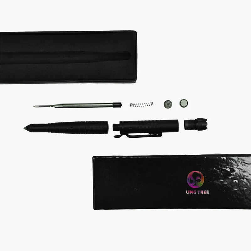 Портативная тактическая ручка из алюминиевого сплава, спасательная ручка для самозащиты, ручка для письма и атак, инструмент для кемпинга на открытом воздухе