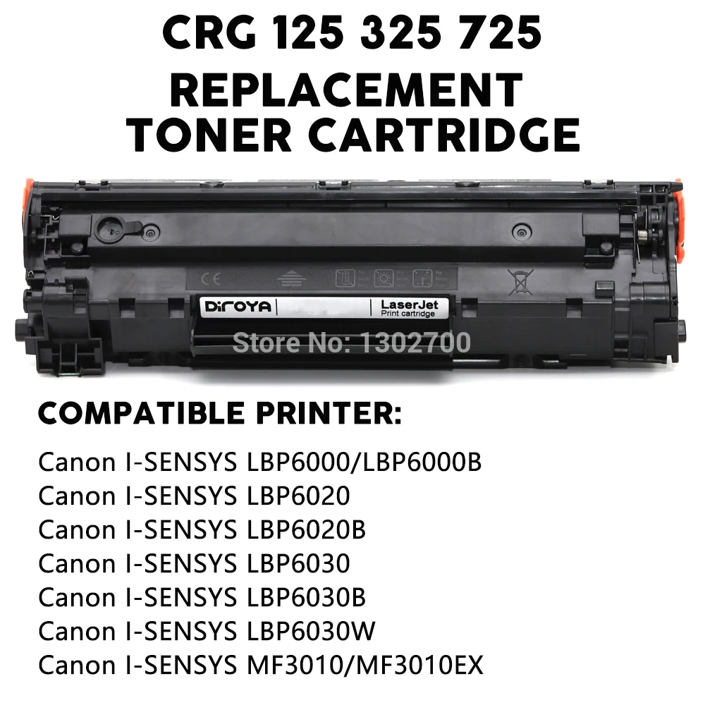 CRG725 CRG 725 325 CRG525 925 тонер картридж для canon i SENSYS LBP6000 LBP6020 LBP6030 MF3010 LBP 6020 6030 MF 3010
