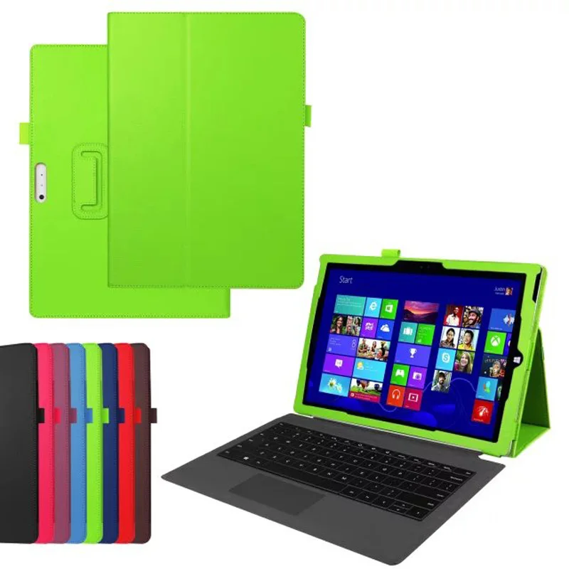 Новый роскошный 2 складной держатель для Folio Stand откидной кожаный чехол защитный